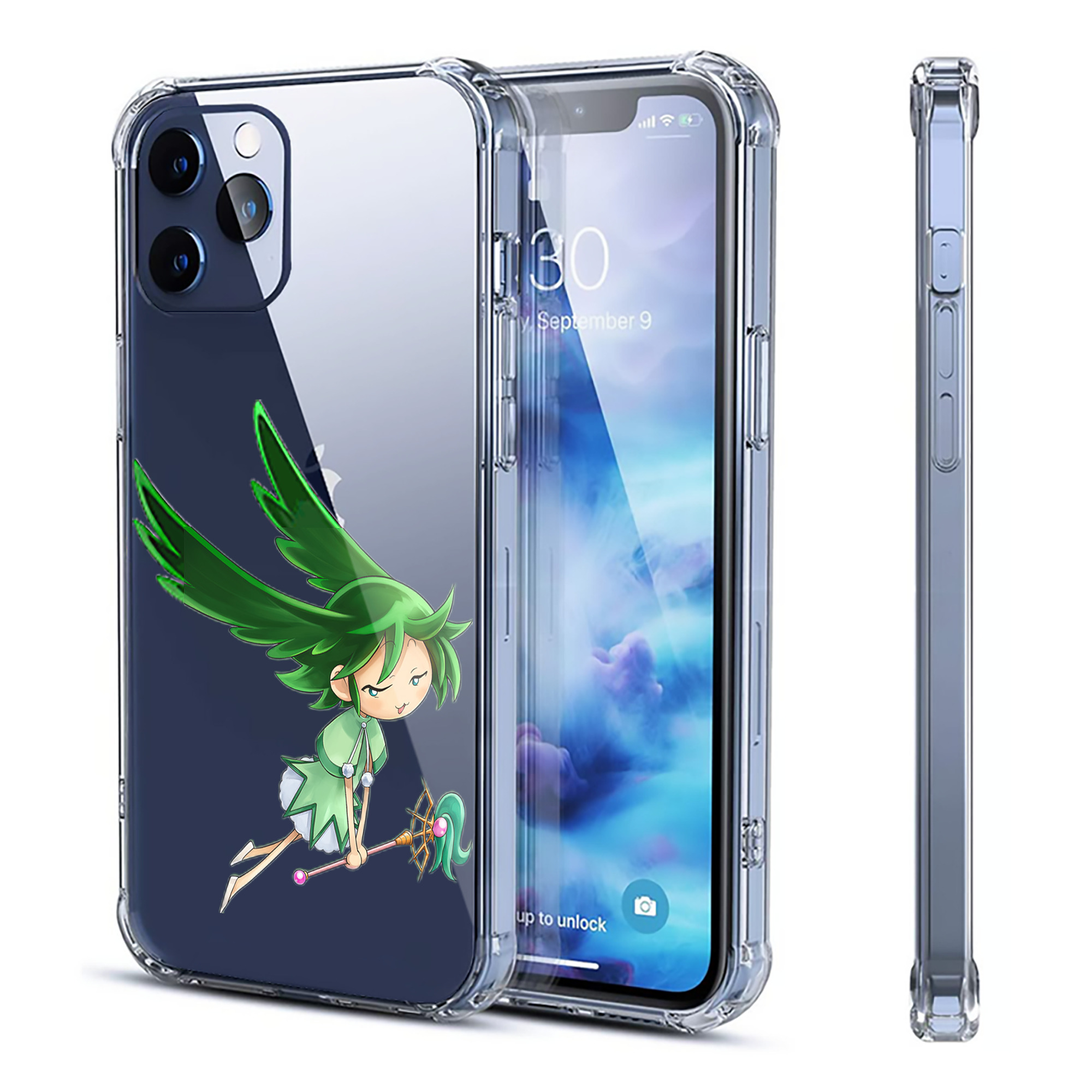 （画像用） 遊☆戯☆王 Yu-Gi-Oh! 【iPhone 12シリーズ対応】透明スマホケース（クリアソフトケース）